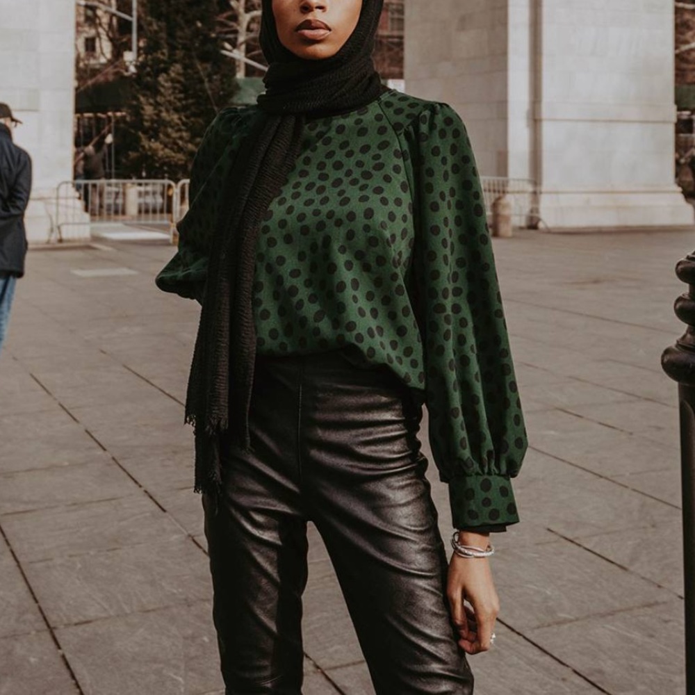 Who What Where Polka Dot Blouse